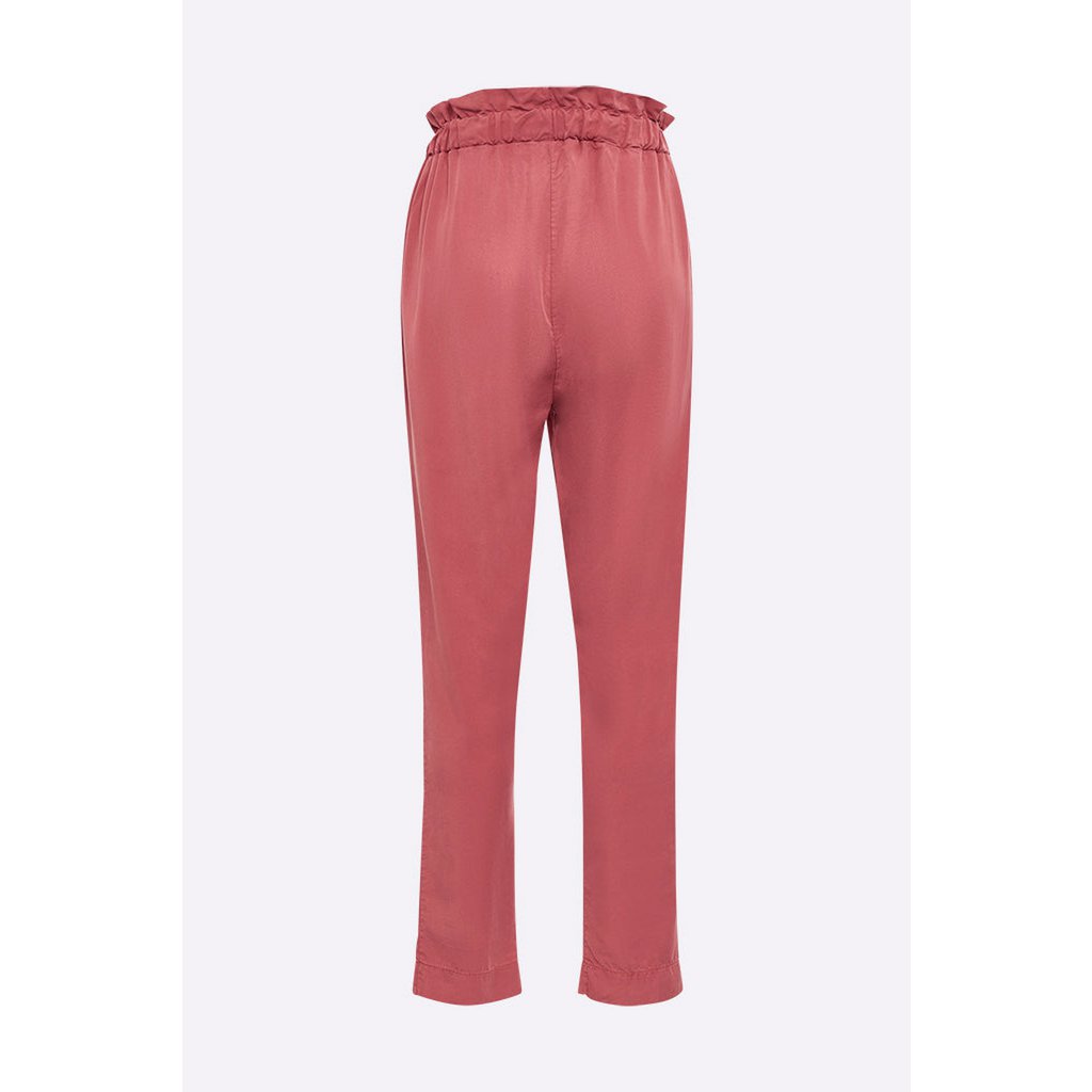 Mina broek in druivenkleurig Tencel voor dames