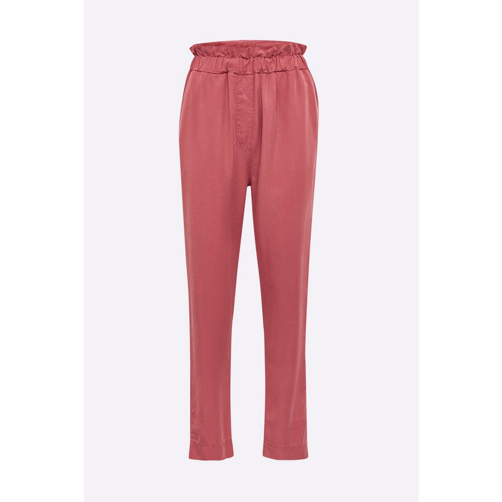 Mina broek in druivenkleurig Tencel voor dames