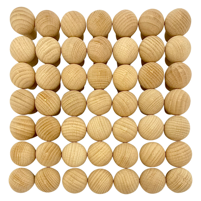 Mini Natural Mushroom/49pc