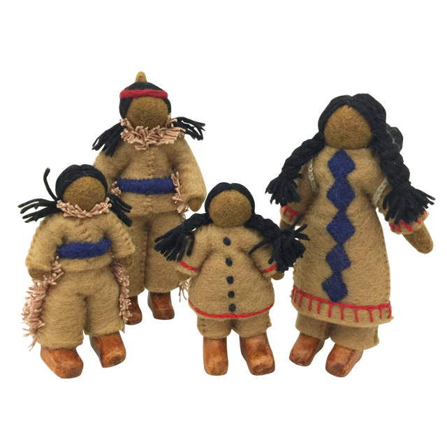 Native American Family/5pc