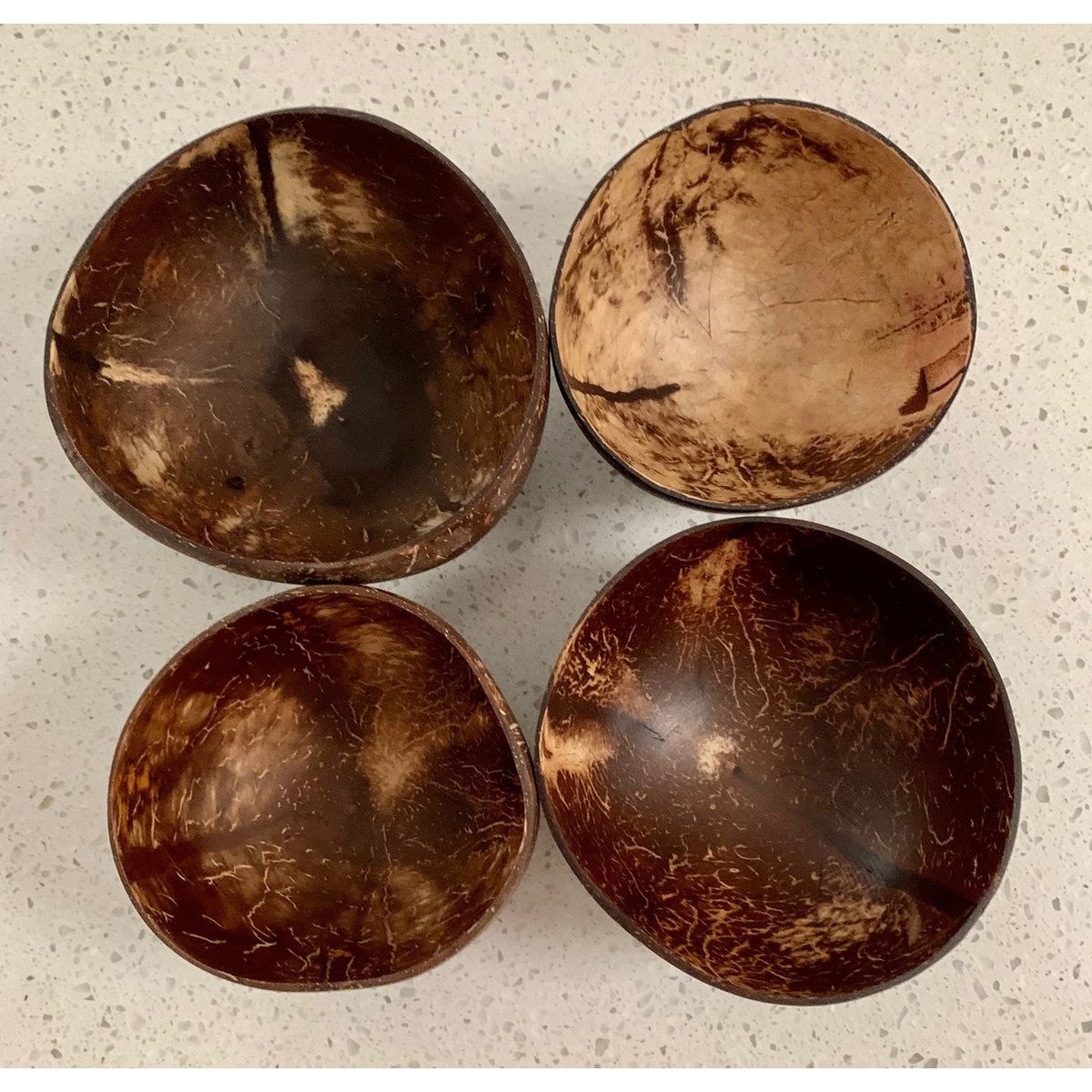 Coconut Bowl Set/4pc