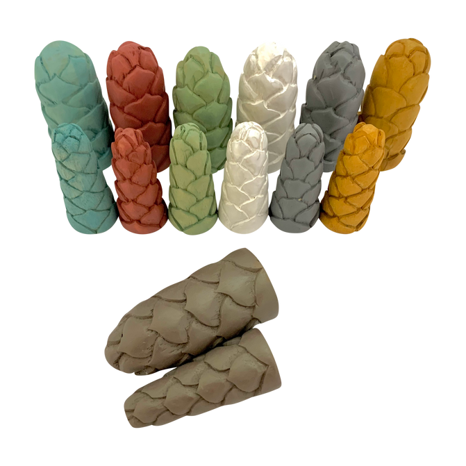 Mini Earth Flower Buds Lr/7pc