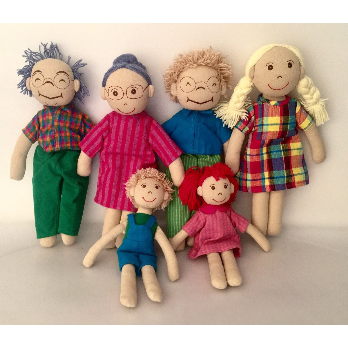 Caucasian Family Rag Dolls