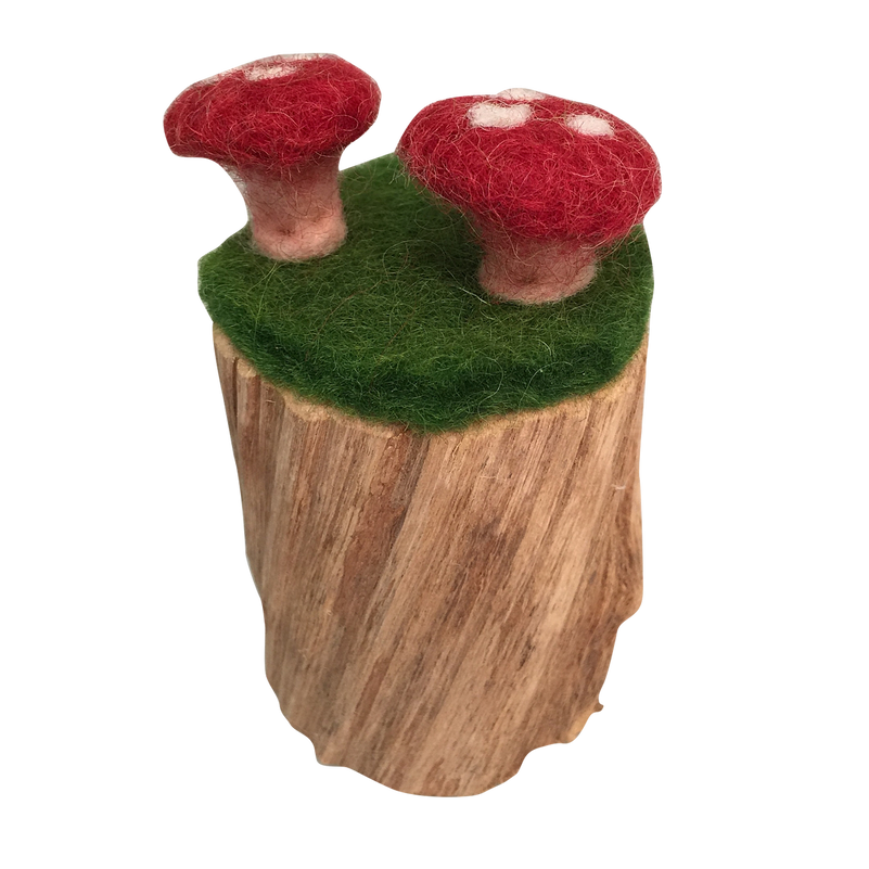 Toadstool Trunk Set/3 red