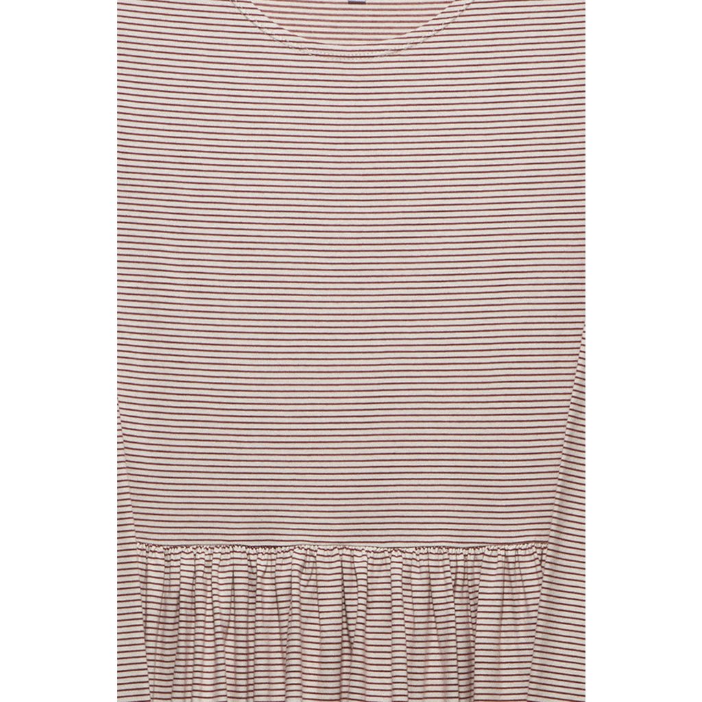 Emma jurkje in bruin/witte strepen voor dames