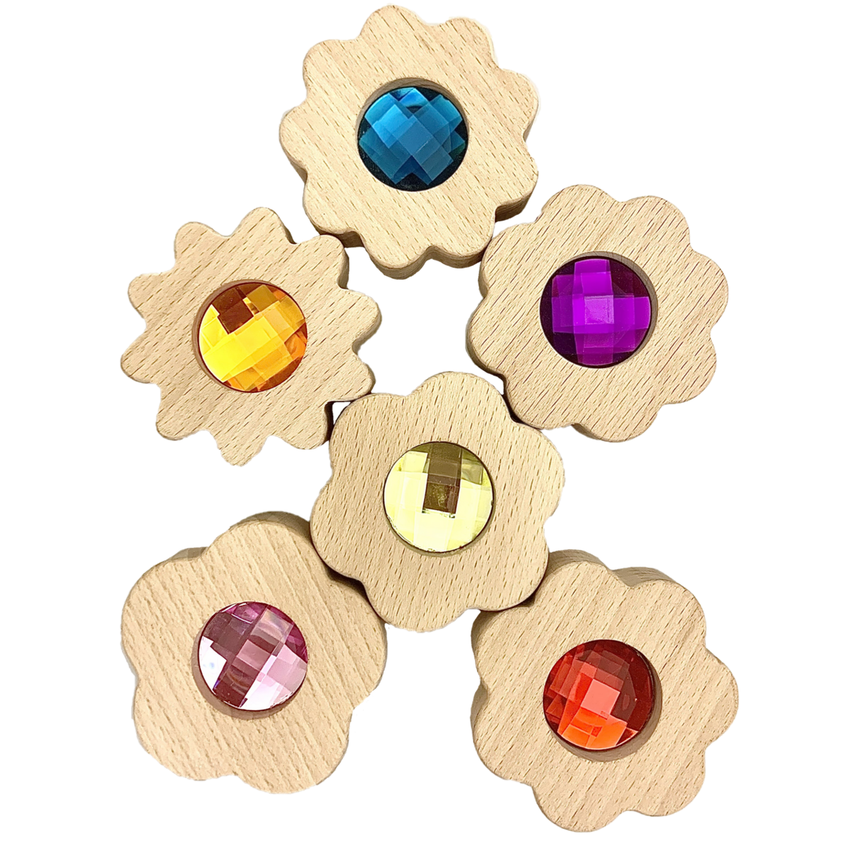 Gem Counting Flowers/6pc