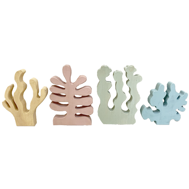 Pastel Wood Grasses/4pc
