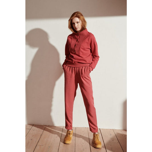 Mina broek in druivenkleurig Tencel voor dames