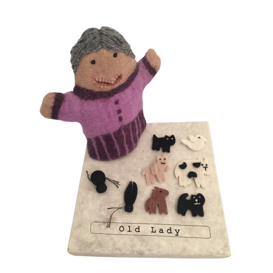 Story Puppet Old Lady Swallow