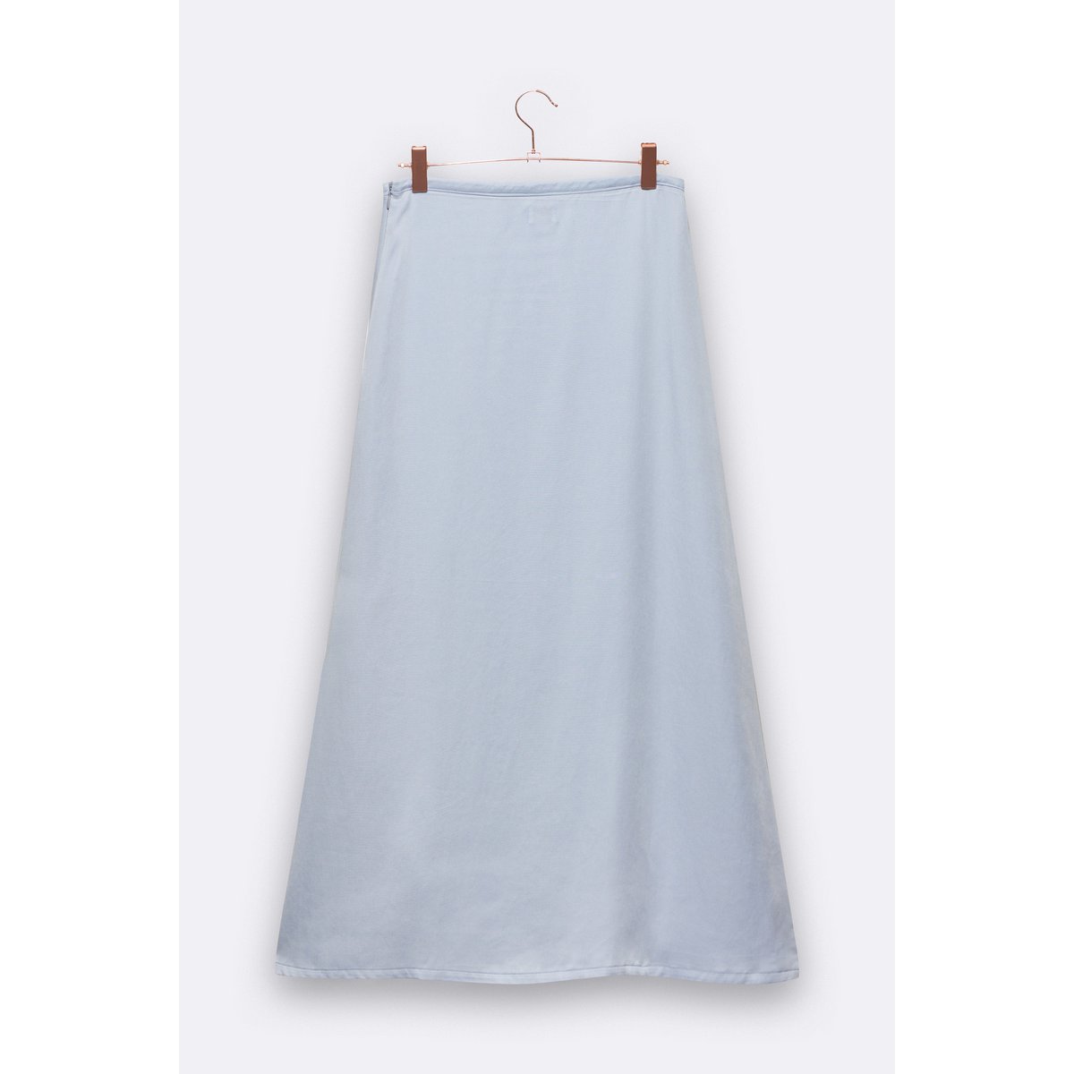 Livia rok in zilverblauw Tencel voor dames