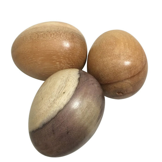 Wood Eggs/6pc