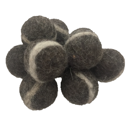DGrey Felt Rock Balls 3.5cm/20