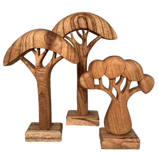 African Trees Natural/ 3pc