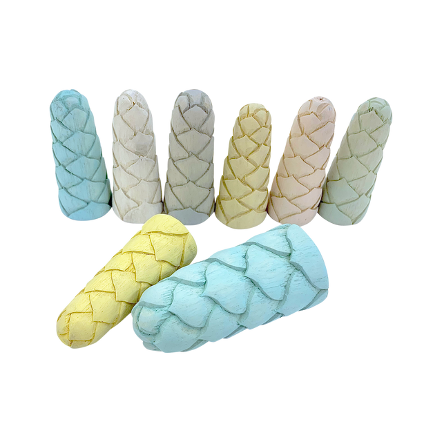 Mini Pastel Flower Buds Lr/7pc