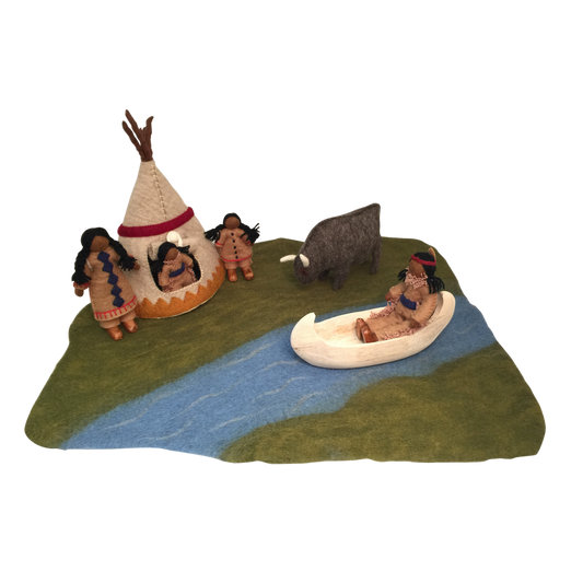 Native American Village/9pc