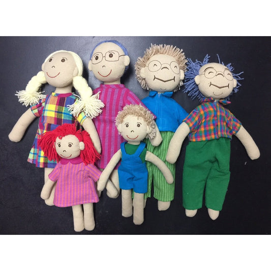 Caucasian Family Rag Dolls