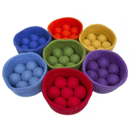 Rainbow Ball/Bowl Set/56pc 3+ Age