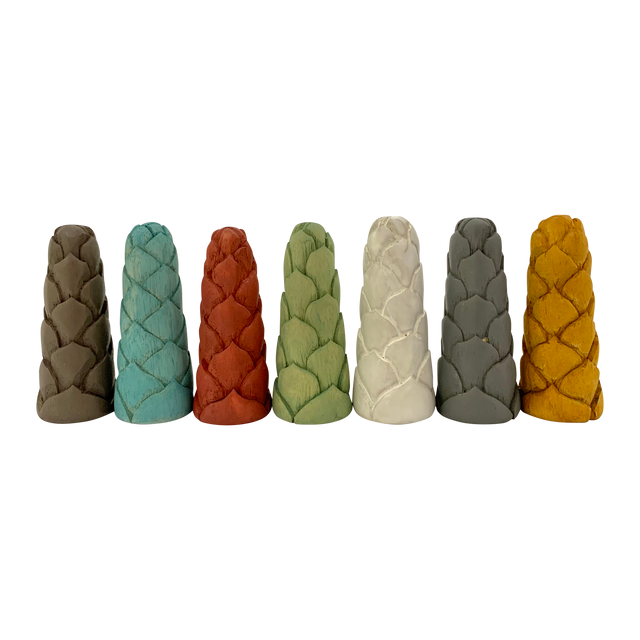 Mini Earth Flower Buds S/7pc
