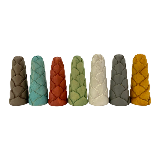Mini Earth Flower Buds S/7pc