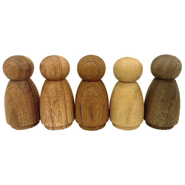 Mini WW Wood Folk/10pc