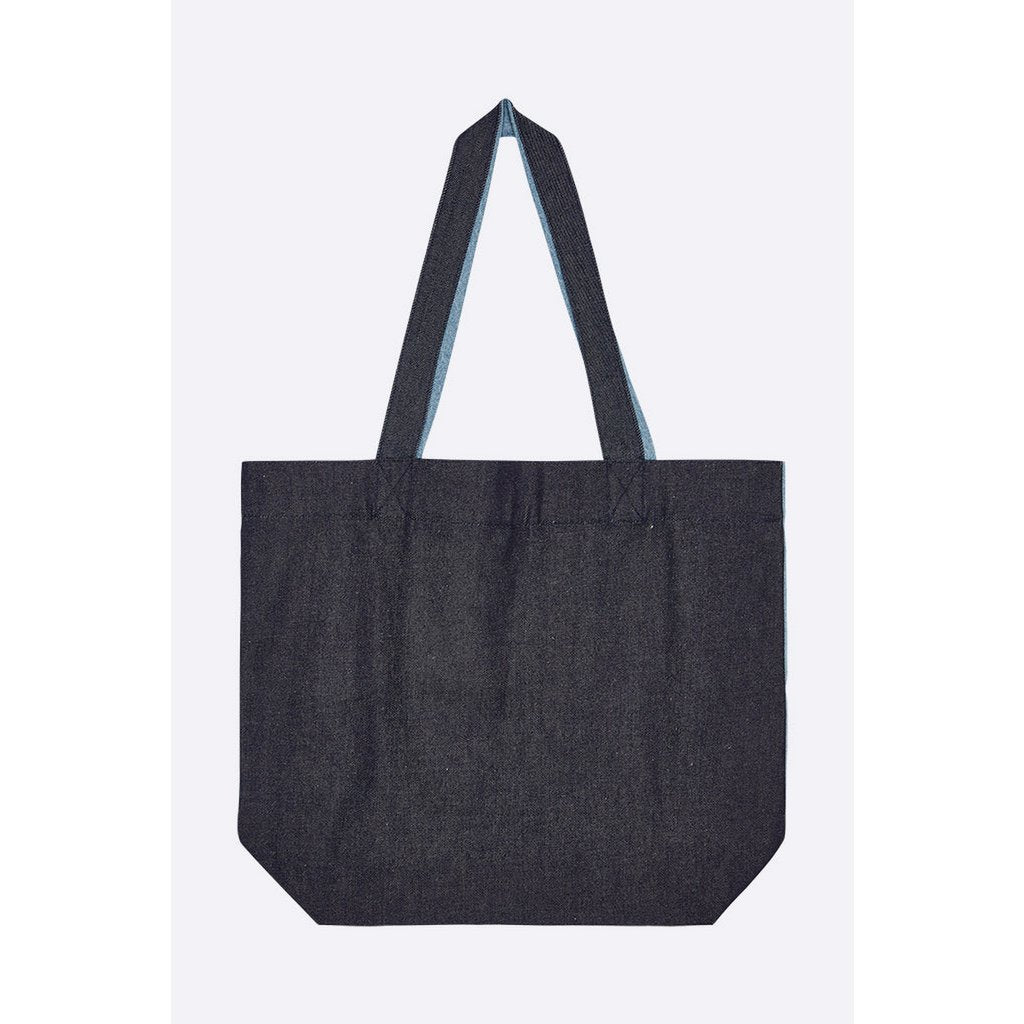 Peace Love tas gemaakt van denim