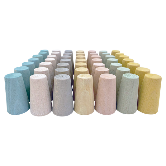 Mini Pastel Cones/49pc