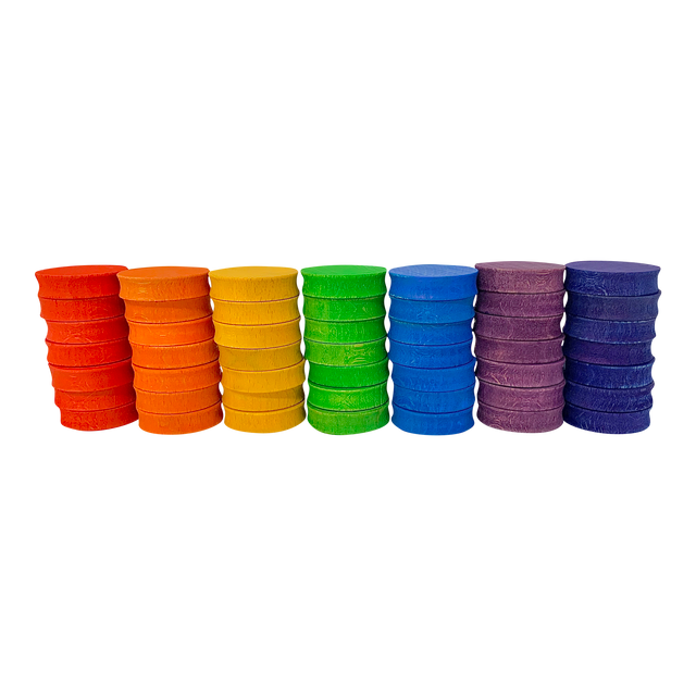 Mini Rainbow Concave 4cm/49pc