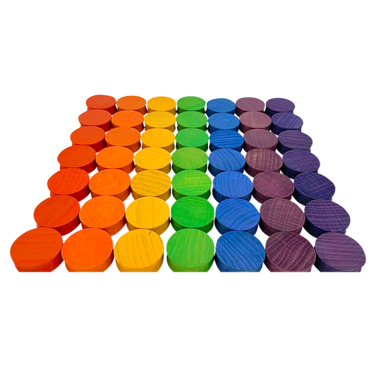 Mini Rainbow Concave 3cm/49pc