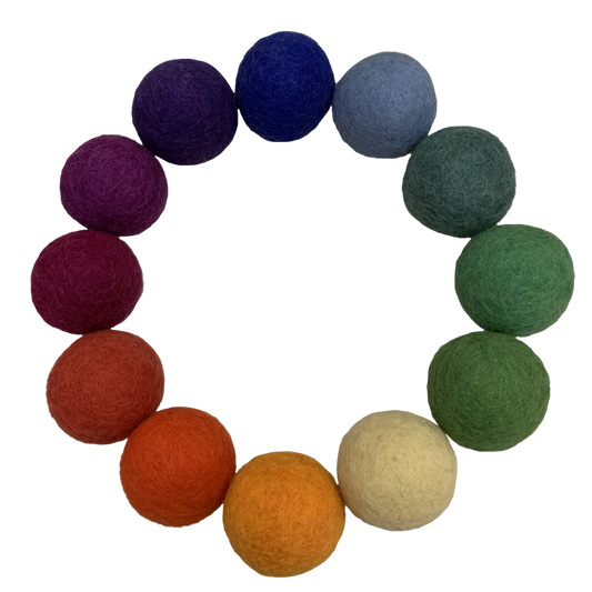 Goethe Felt Balls 5cm/36 pc