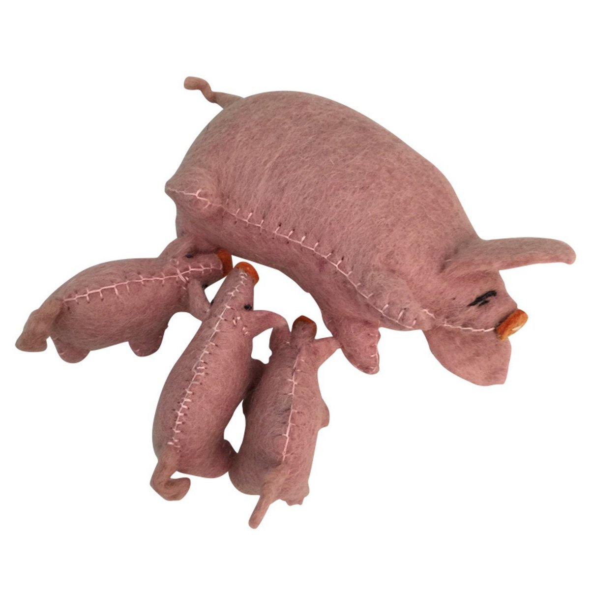Pig Mama + 3 Babies