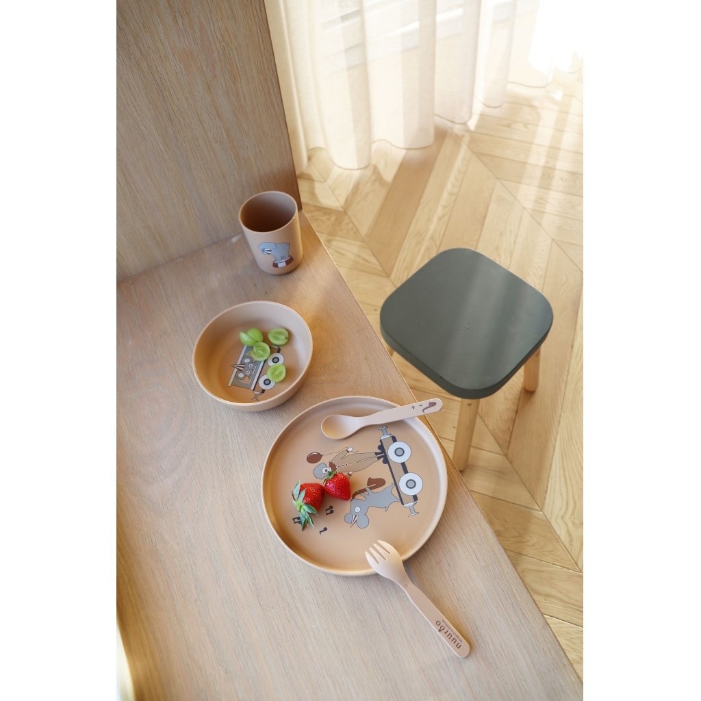 Carl bioplastic (PLA) bestekset 4-st.