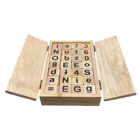 Half Letter and Number Set