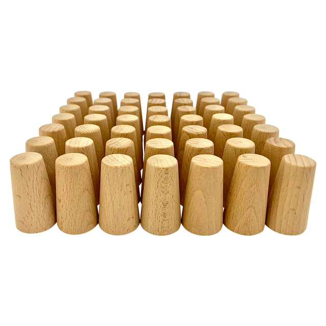 Mini Natural Cones/49pc