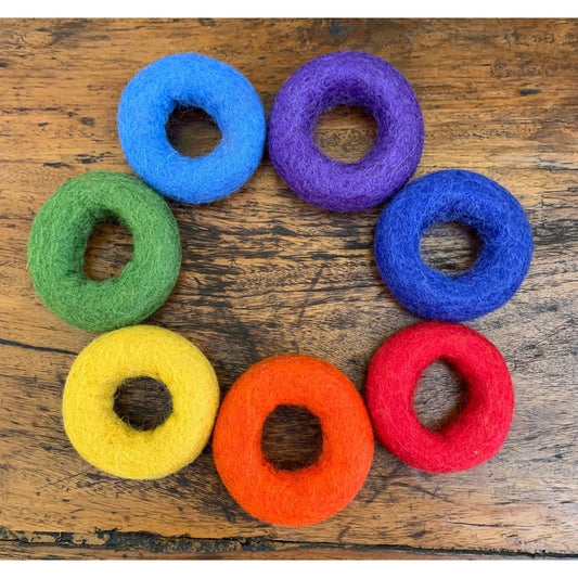 Rainbow Felt Doughnuts/7