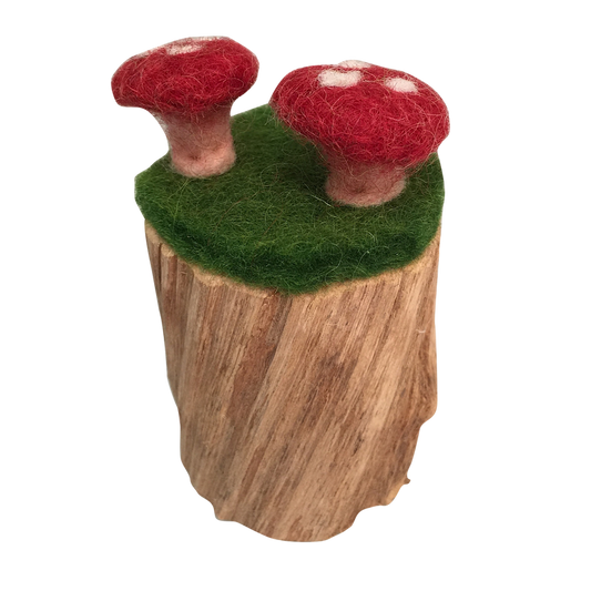 Toadstool Trunk Set/3 red