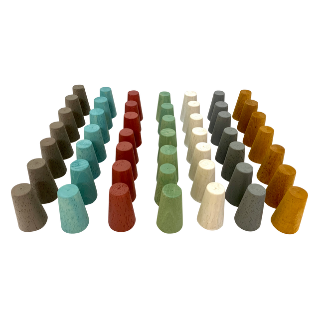 Mini Earth Cones/49pc