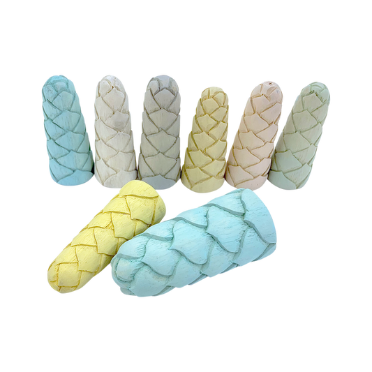 Mini Pastel Flower Buds S/7pc