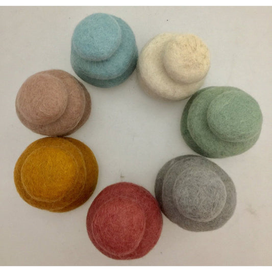 Earth Felt Pebbles/21 stuks