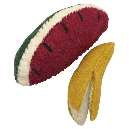 Fruit Banana, Watermelon slice
